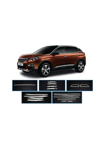 Omsa Peugeot 3008 5 Parça Krom Set 2016 Ve Sonrası