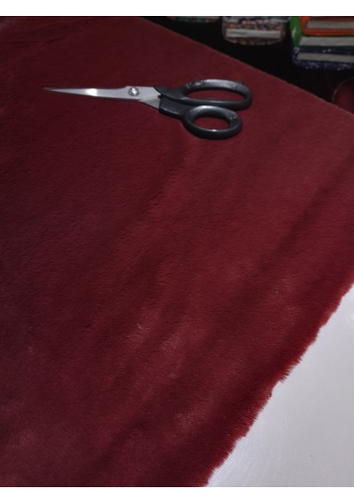 Toskana Peluş Kumaş Bordo