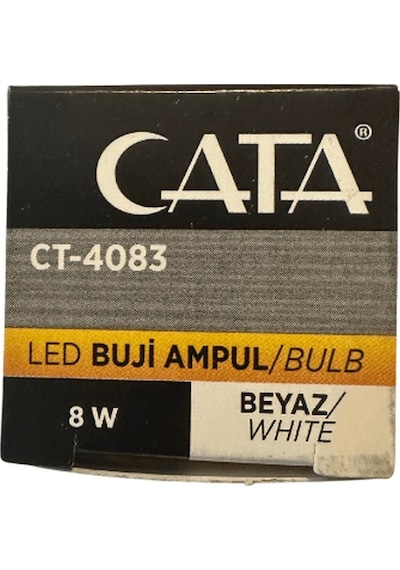 Cata Ct-4083 8w 6400k Beyaz Led Buji Ampul E14 Duylu