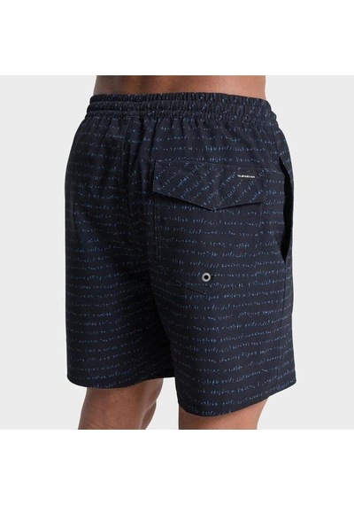 Quiksilver Stretch Printed Erkek Lacivert Mayoşort