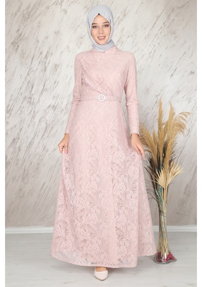 İbrahim Burak Etiler Collection Ahunisa Tanem Abiye Pudra 6525