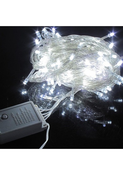 Led Lamba 10 Metre 100 Led Şeffaf Kablo Işık Dekor Aydınlatma Led