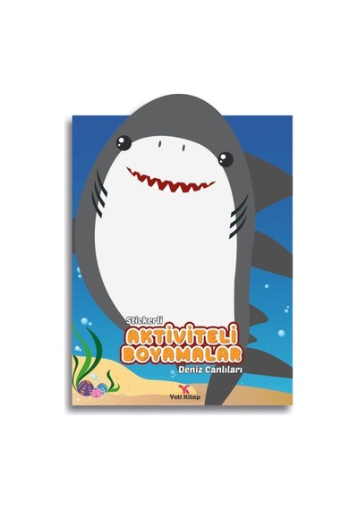 Stickerli Aktivite Ve Boyamalar Deniz Canlıları