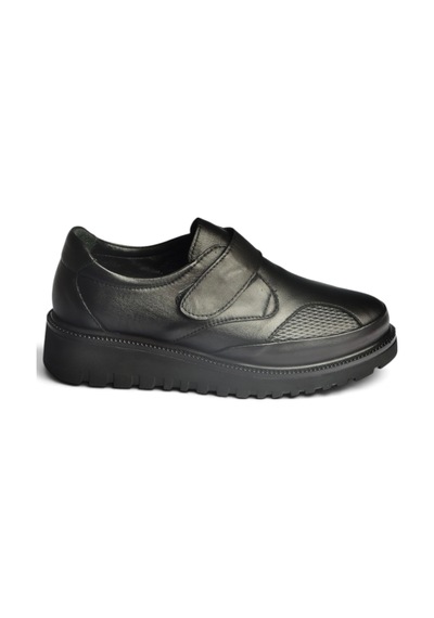 Fox Shoes Z555251003 Siyah Hakiki Deri Günlük Kadın Ayakkabı