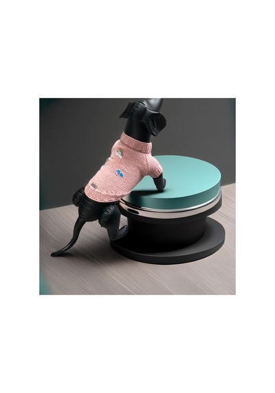 Kedi Ve Köpek İçin Simli Pembe Kazak