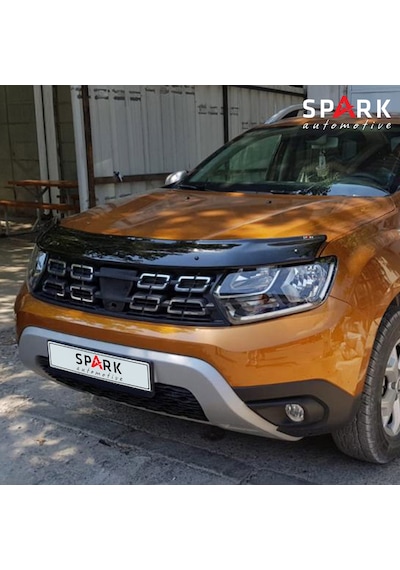 Dacia Duster 2018-2024 Yıl Aralığı Uyumlu Kaput Rüzgarlığı 3mm Siyah