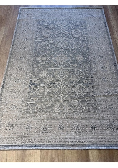 Luxess Halı Alpaca 1191 Yeşil Eskitme Desenli Makine Halısı Çok Renkli