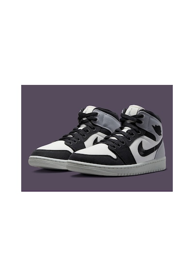 Nike Air Jordan 1 Mid Se Womens Siyah Siyah