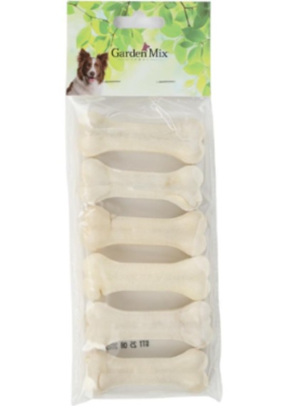 Gardenmix Sütlü Deri Pres Kemik 8 Cm 6 Lı