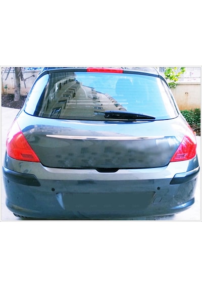 Peugeot 308 Krom Bagaj Çıtası 2007-2013 Arası Paslanmaz Çelik