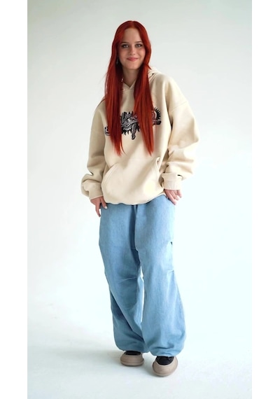 Startmore Unisex Utopia Saw Travis Scott Sweatshirt Hoodie Gri Gri