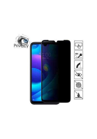 Xiaomi Mi Play 3d Privacy Gizlilik 3d Full Kırılmaz Cam Koruyucu Anti-spy- 5775 Mh-hs2093-0566
