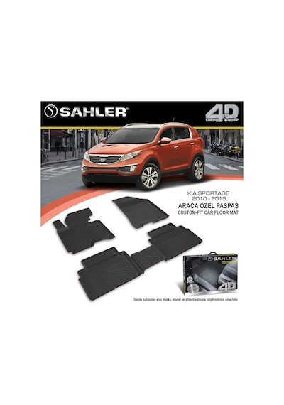 Sahler Kia Sportage 2015 Havuzlu Paspas 4.5D Tam Uyumlu