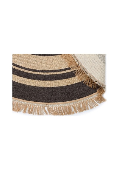 Eko Halı Brooklyn Brk 09 D.Grey Kaymaz Dokuma Kilim