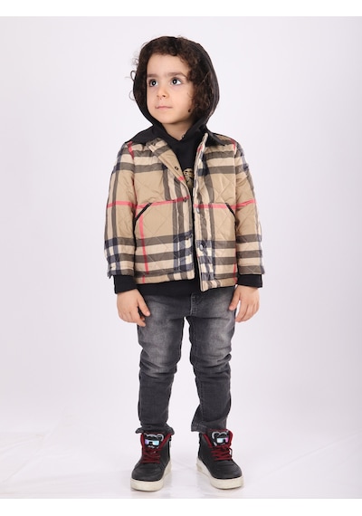 Xo Kids Erkek Çocu Alt Üst Takım 6-36 Ay 2501 Bej - Siyah
