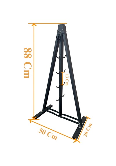 5 Li Metal Mag Aparat Seti Ve Depolama Standı - Lat Pulldown Bar - Fitness Aparat
