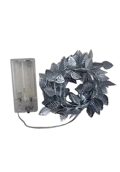3 Metre Yaldızlı Gümüş Led Işık Dekoratif Ortam Ve Yılbaşı Aydınlatması 5639 .