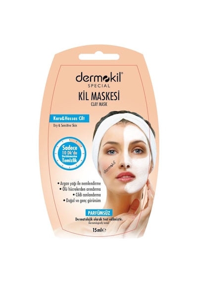 Dermokil Argan Yağlı Kuru ve Hassas Ciltler için Maske