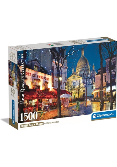 Clementoni 1500 Parça Paris, Montmartre Puzzle