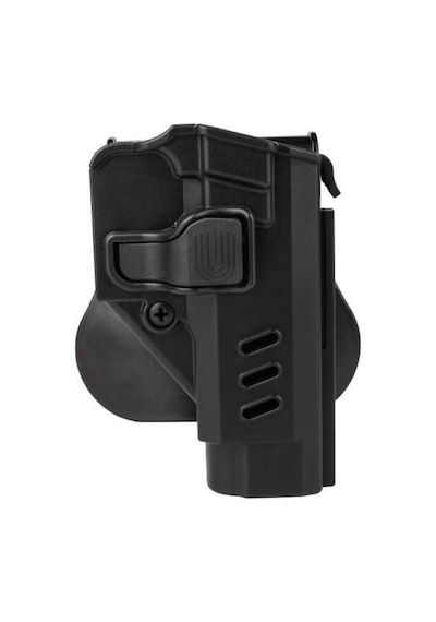 Black Grips Sarsılmaz P8l Uyumlu Şarjörlü Polimer Taktik Kılıf // Siyah Siyah