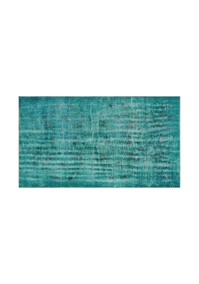 El Dokuması Vintage Yün-pamuk Turkuaz Halı 28615 121 X 210 Cm