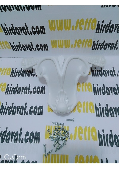 Serrahırdavat 12 Cm Aslan Ayak Desenli Beyaz (5 Adet Gönderilir)