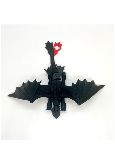 Eklemli Toothless 3d Figür