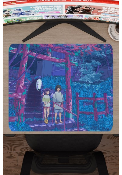 Spirited Away Kaymaz Dikişli Kauçuk Oyuncu Mousepad V2 - 48x40 Xl Gaming Mouse Pad Fare Altlığı