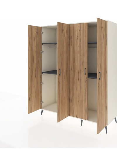 Kronos Gardrop 4 Raflı 4 Kapaklı 4 Askılı 176x59x221 Aytaşı-çam/antrasit Çam/antrasit Kronos Gardrop 4 Raflı 4 Kapaklı 4 Askılı 176x59x221 Aytaşı-çam/antrasit Çam/antrasit