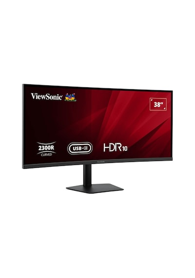 Viewsonic Va3820c 37.5" 75hz 5ms Hdmı+dp+usb-c Uwqhd+ Ips Curved Vesa Monitör
