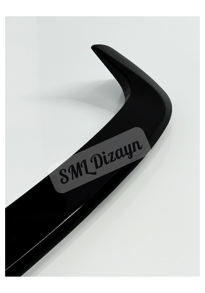 Bmw 1 Serisi F20 2012-2019 Uyumlu Bagaj Üstü Tavan Spoiler - Parlak Siyah Piano Black Plastik