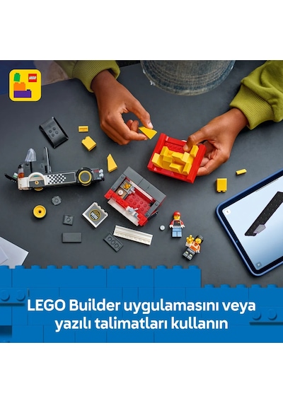 LEGO® City Patates Kızartması Kamyonu 60488 - 5 Yaş ve Üzeri Çocuklar İçin Aksesuar İçeren Yaratıcı Oyuncak Yapım Seti (216 Parça)