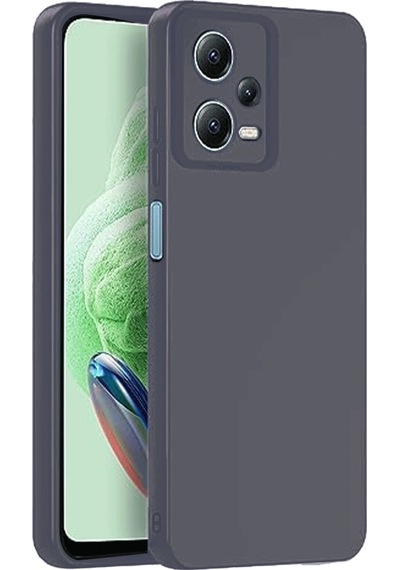 Newface Xiaomi Redmi Note 12 Pro 5g Kılıf Nano İçi Kadife Silikon Semeglbl - 40 - Gri