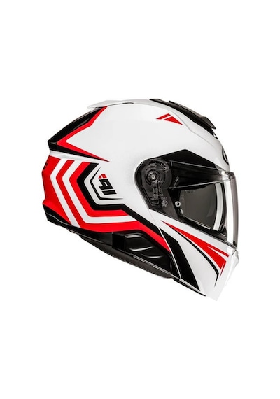 Hjc İ91 Tricus MC1 Çene Açılır Motosiklet Kaskı Kırmızı Beyaz