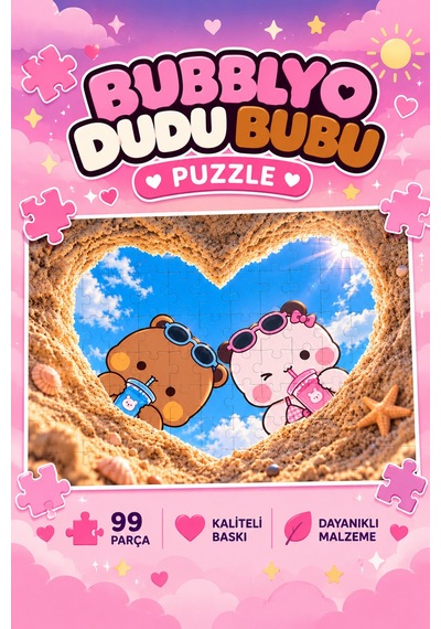Dudu Bubu 99 Parça A4 Puzzle