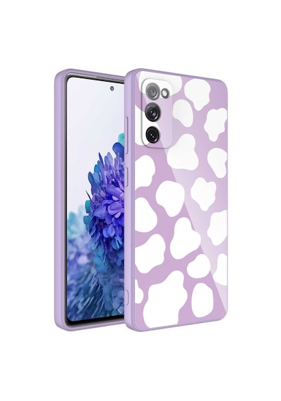 Galaxy S20 Fe Uyumlu Kamera Korumalı Desenli Sert Silikon Zore Epoksi Kılıf-no6 NO6