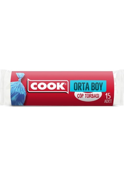 Çöp Torbası Orta Boy 55 X 60 Cm 15 Adet/rulo