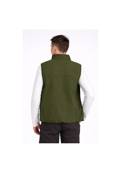 Vatan Tekstil Softshell Dik Yaka Erkek Yelek Haki