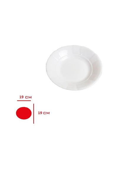 Akel Melamin 19cm Lokanta Çukur Tabak 019t Diğer