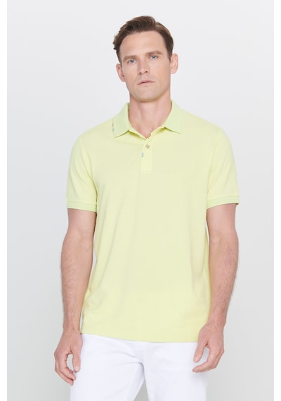 Ac&co Erkek Fıstık Yesıl Slim Fit Dar Kesim Polo Yaka Baskılı Pamuklu Tişört Ac&co Erkek Fıstık Yesıl Slim Fit Dar Kesim Polo Yaka Baskılı Pamuklu Tişört
