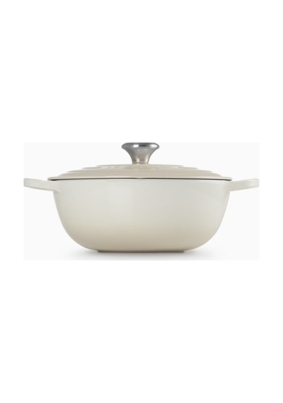 Le Creuset La Marmite Fransız Lüksü Döküm Tencere Krem 26 Cm