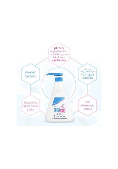 Sebamed Bebek Şampuanı 250ml Yeni Doğan 5 Li Set