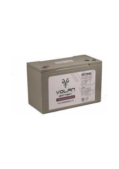 12 Volt 110 Amper Jel Akü Deepcycle Derindöngü