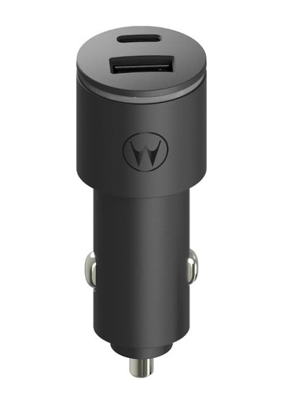 Tr Turbopower Share Araç Şarj Cihazı Solo- 45w Çift Bağlantı Noktalı Usb-a, Moto G Power İçin Usb-c Çıkışı,