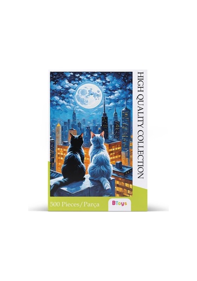 Btoys 500 Parça Puzzle Two Cats 9040