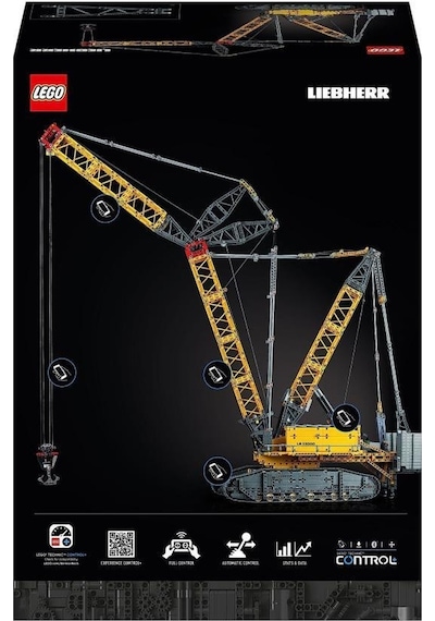 LEGO® Technic Liebherr Paletli Vinç LR 13000 42146 - Araç Seven Yetişkinler için Çalışan Bir Vinç Modeli İçeren Model Yapım Seti(2883 Parça)