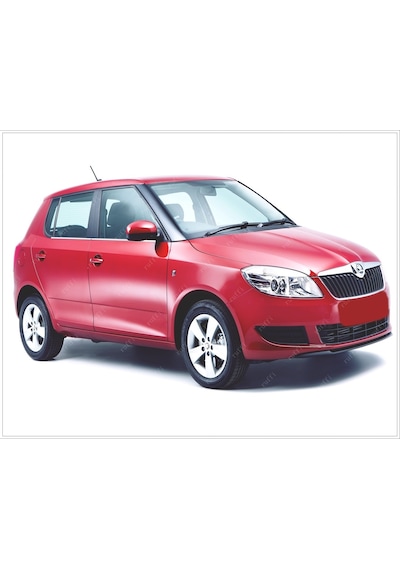 Skoda Fabia Mk2 Hb Krom Cam Çıtası 4 Prç 2008-2014 Arası P.Çelik