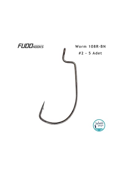 Fudo 4911 Worm 108r-bn Offset İğne Siyah 2 5 Adet
