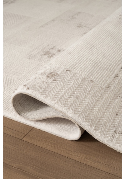 Luxia Lu003g Krem Gri Akrilik Modern Salon Koridor Yatak Ve Oturma Odası Halısı-1775 Krem - Gri