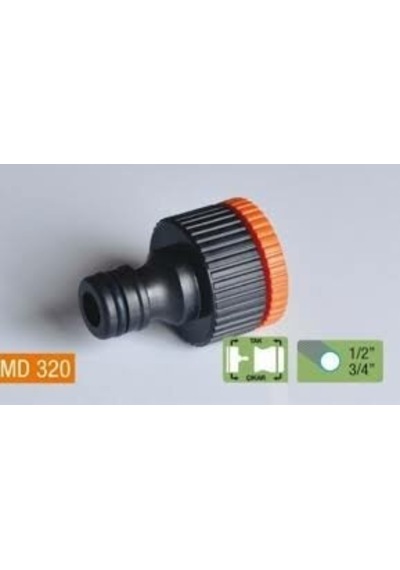 Medalyan Md-320 Musluk Bağlantı Adaptörü - Dişi 1/2 - 3/4- 100'li Paket